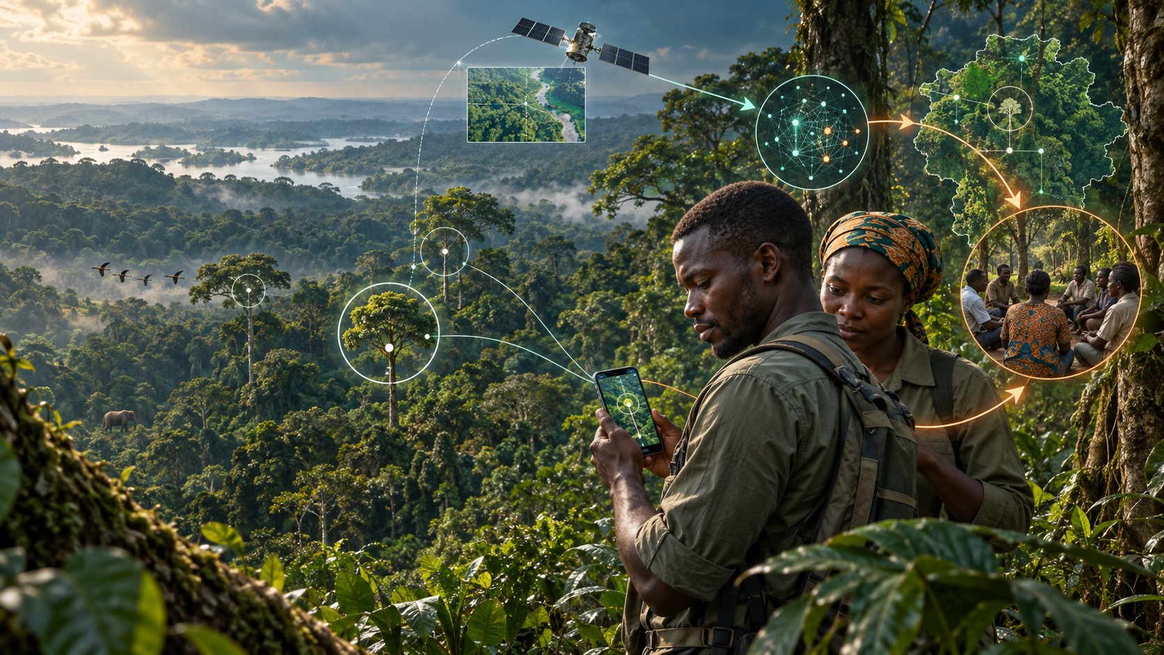 Qui contrôlera les données des forêts gabonaises ?  Entre communautés locales, intelligence artificielle et souveraineté informationnelle